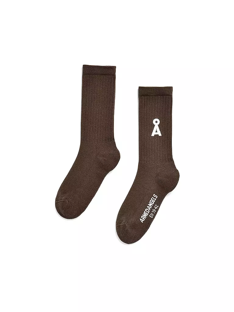 ARMEDANGELS | Socken SAAMUS BOLD tree shade | braun