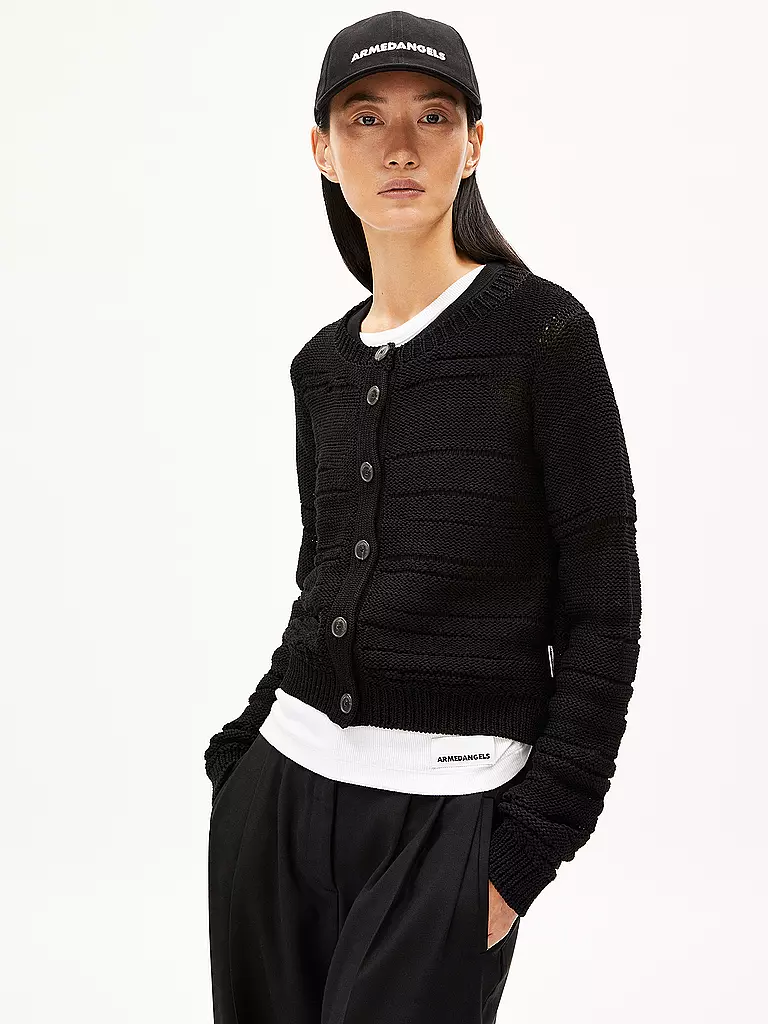 ARMEDANGELS | Strickjacke GILAAH | schwarz