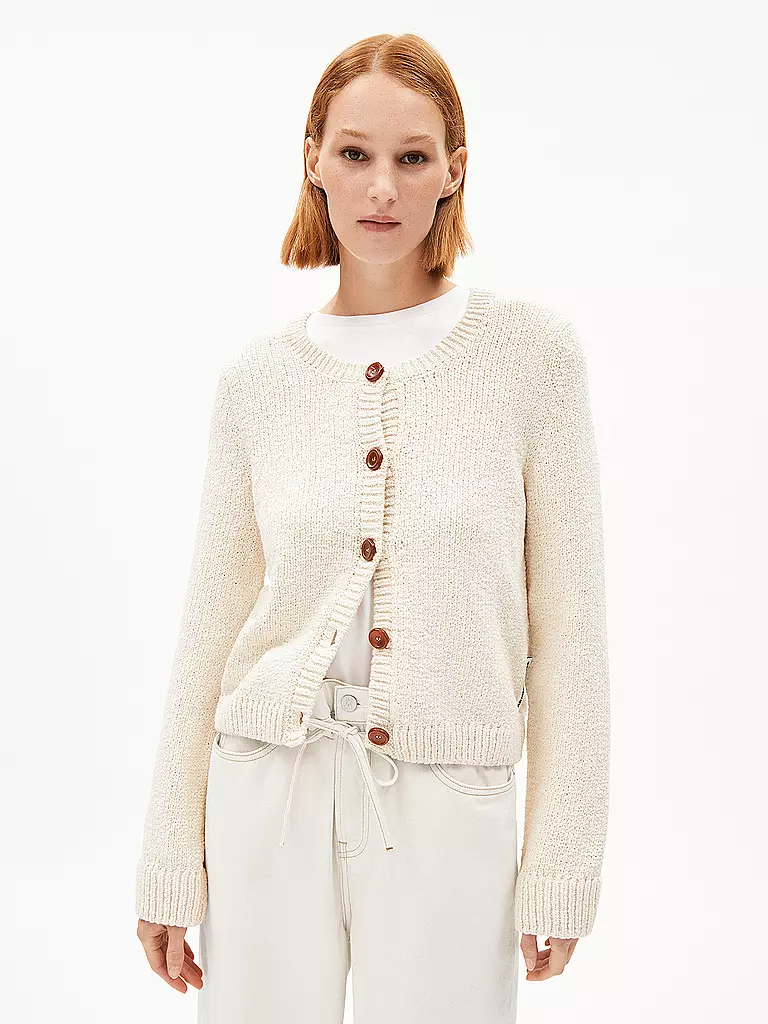 ARMEDANGELS | Strickjacke JAMIRAA | creme