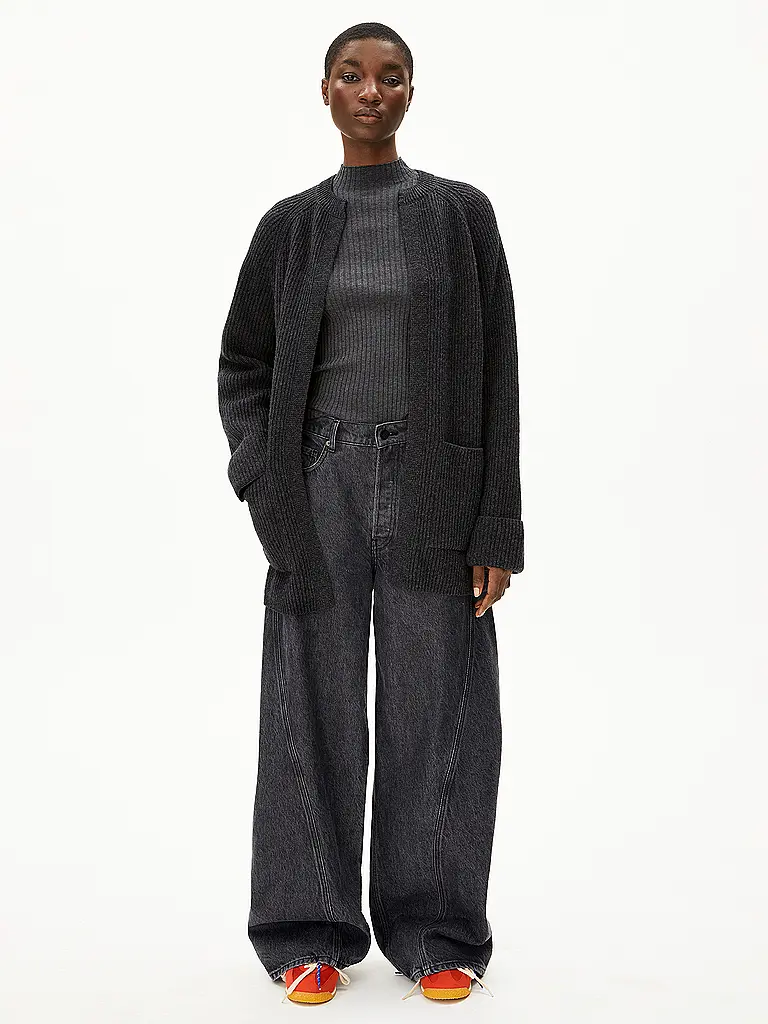 ARMEDANGELS | Strickjacke WARDAA | grau