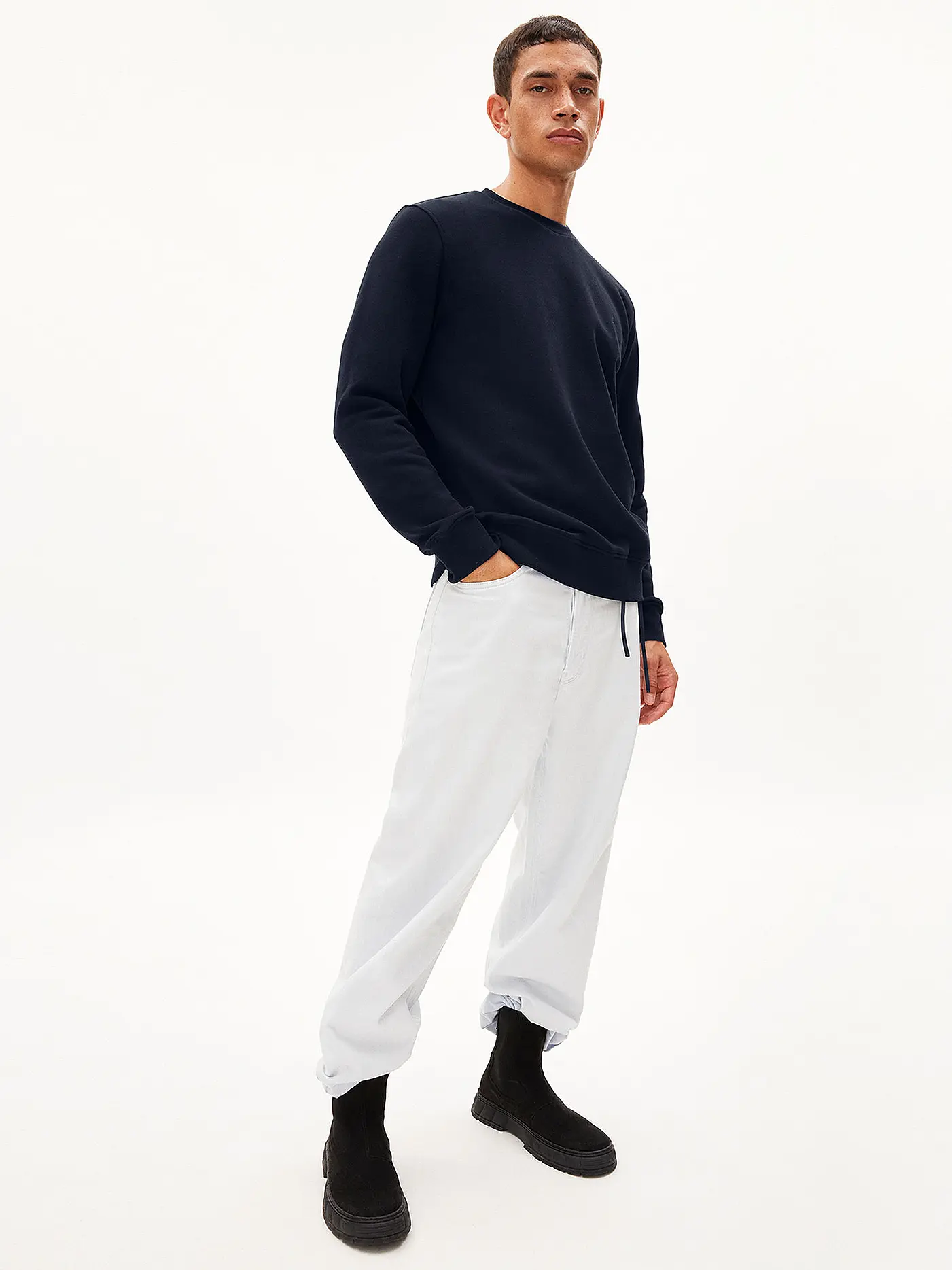 ARMEDANGELS | Sweater BAARO COMFORT | dunkelblau