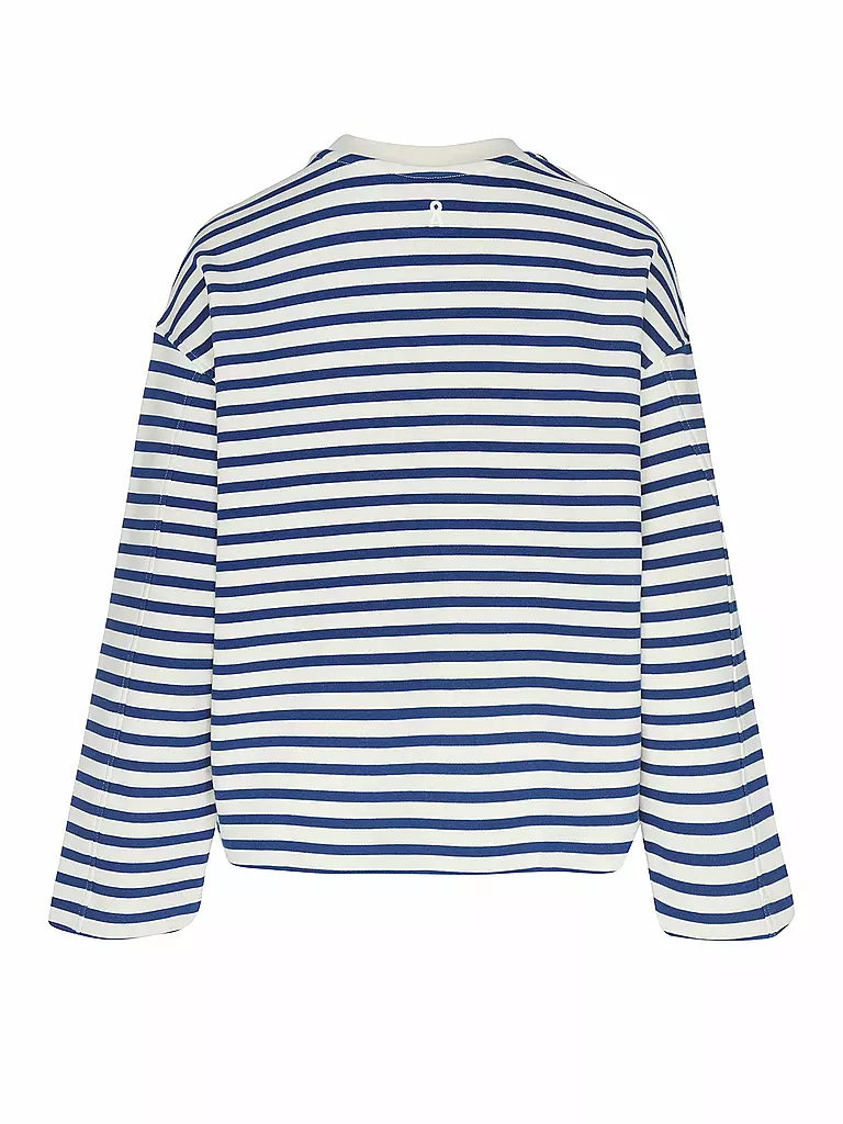 ARMEDANGELS | Sweater Oversized Fit FRANKAA  STRIPES | rot