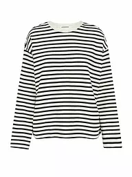ARMEDANGELS | Sweater Oversized Fit FRANKAA  STRIPES | schwarz