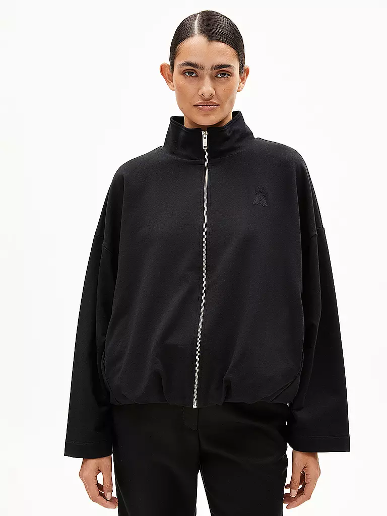 ARMEDANGELS | Sweatjacke SANCHAA | schwarz