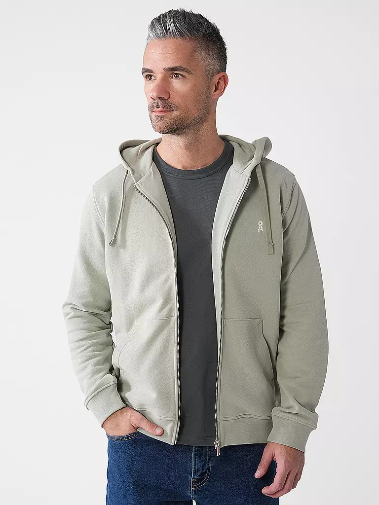 ARMEDANGELS | Sweatjacke SAROMIAAN | hellgrün