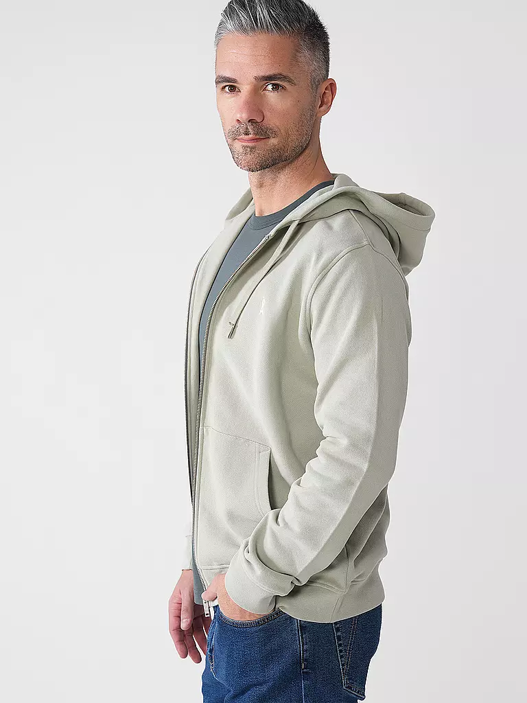 ARMEDANGELS | Sweatjacke SAROMIAAN | hellgrün