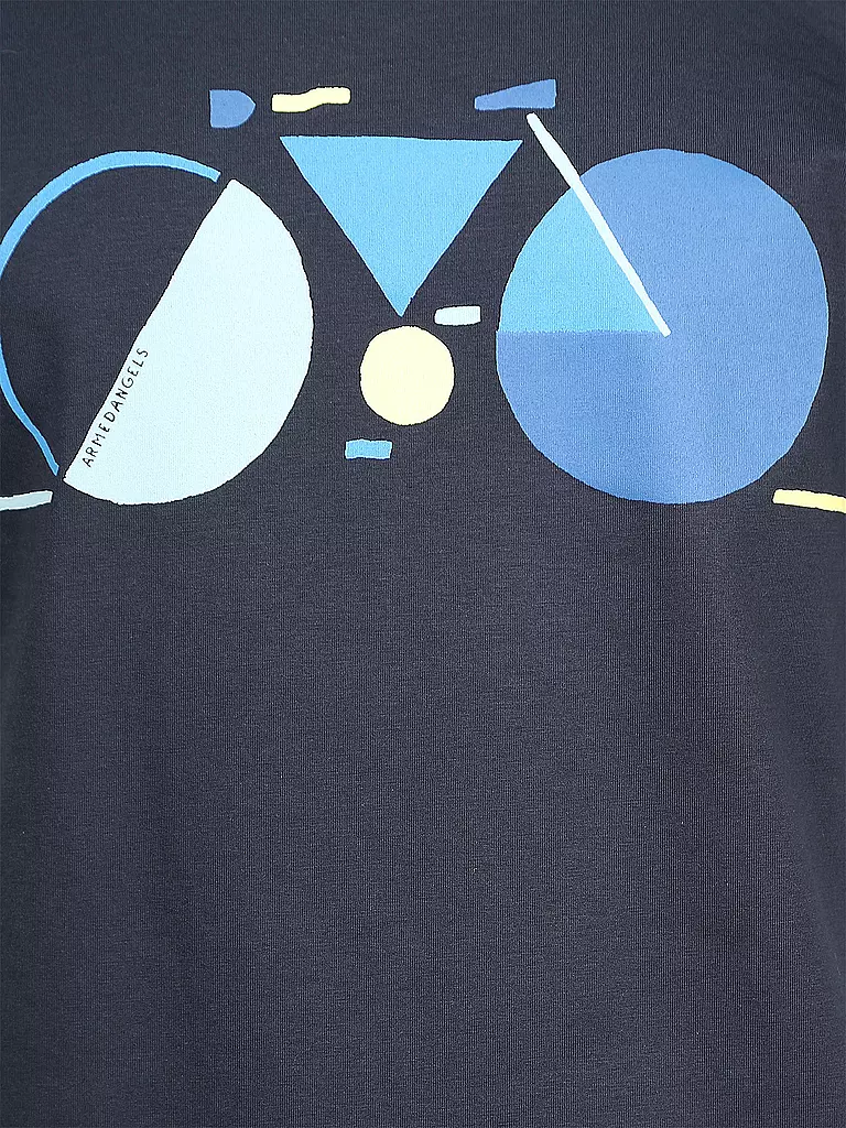 ARMEDANGELS | T-Shirt "Jaames Field Bike" | blau