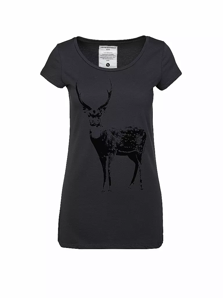 ARMEDANGELS | T-Shirt "Uma Nordic Deer" | grau
