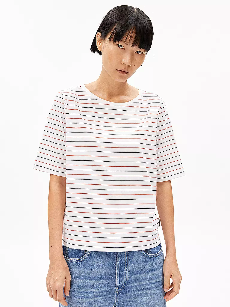 ARMEDANGELS | T-Shirt FINIAA FRENCH | weiss