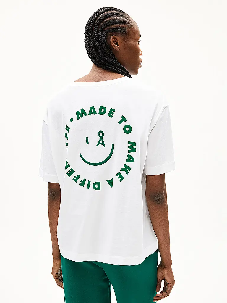 ARMEDANGELS | T-Shirt GIANNAA DIFFERENCE | weiss