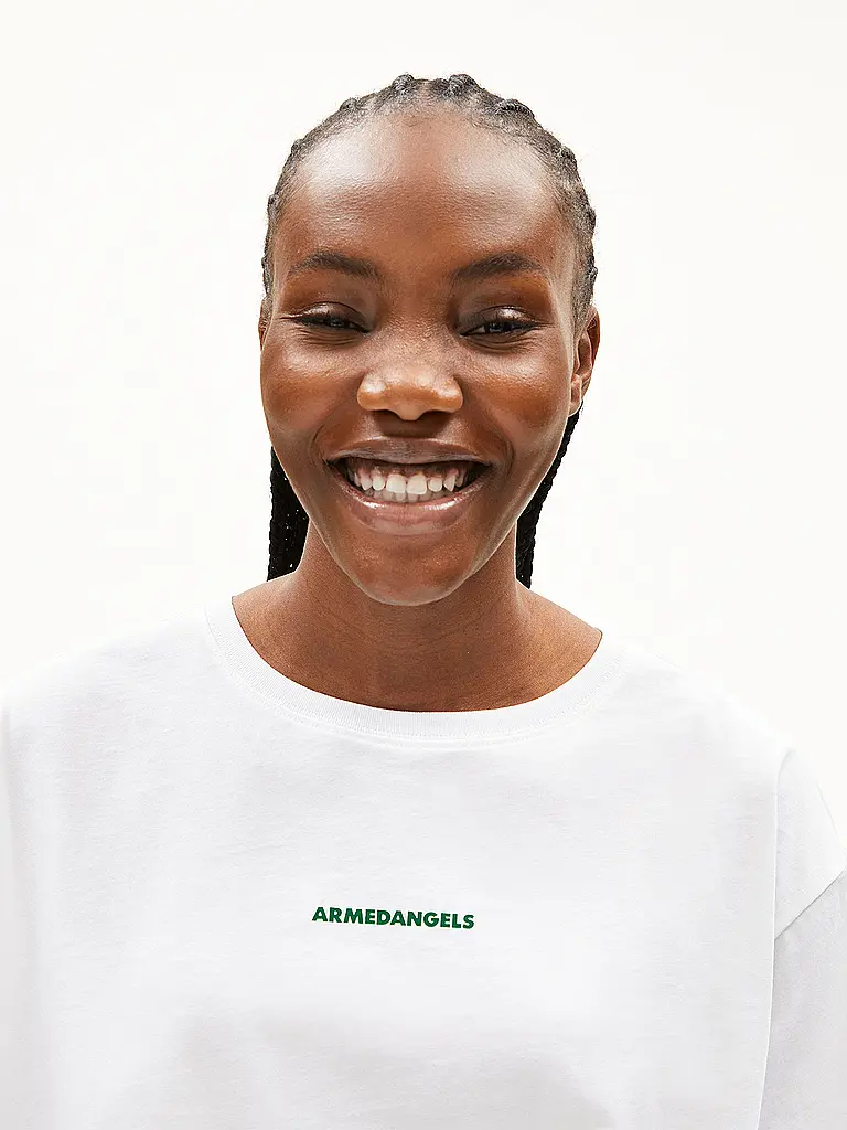ARMEDANGELS | T-Shirt GIANNAA DIFFERENCE | weiss