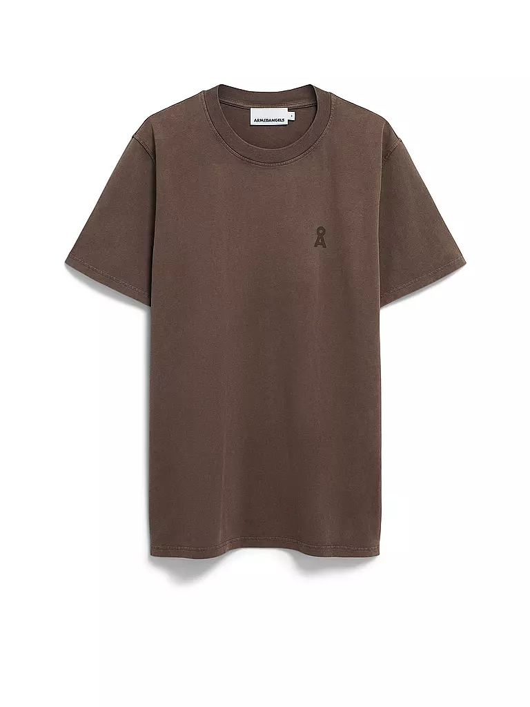 ARMEDANGELS | T-Shirt ICONIC  MAARKOS  | Braun