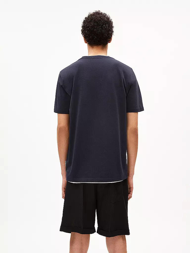 ARMEDANGELS | T-Shirt JAAMES CLOUD BIKE | dunkelblau