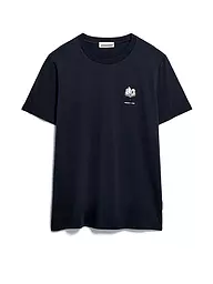 ARMEDANGELS | T-Shirt JAAMES KNOWLEDGE | blau