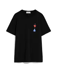 ARMEDANGELS | T-Shirt JAAMES PIXXEL LOGAA | schwarz
