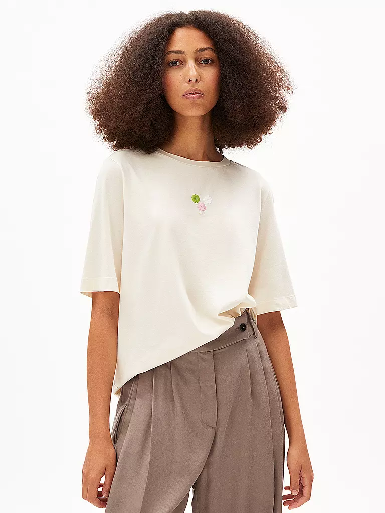 ARMEDANGELS | T-Shirt LAYAA DELIGHT | creme