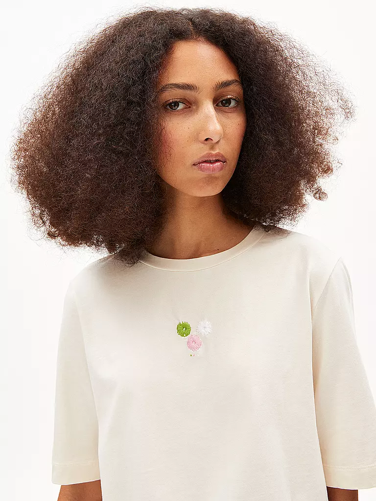 ARMEDANGELS | T-Shirt LAYAA DELIGHT | creme