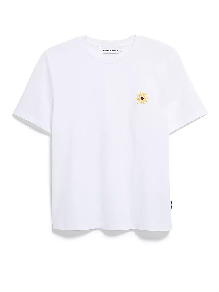 ARMEDANGELS | T-Shirt LUALAA FLOWER | weiss