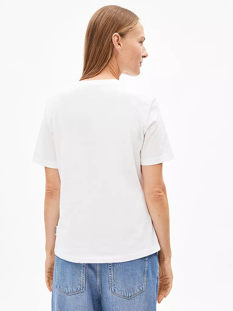 ARMEDANGELS | T-Shirt LUALAA FLOWER | weiss