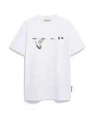 ARMEDANGELS | T-Shirt MAARKOS WIKIPEDIA  | weiss