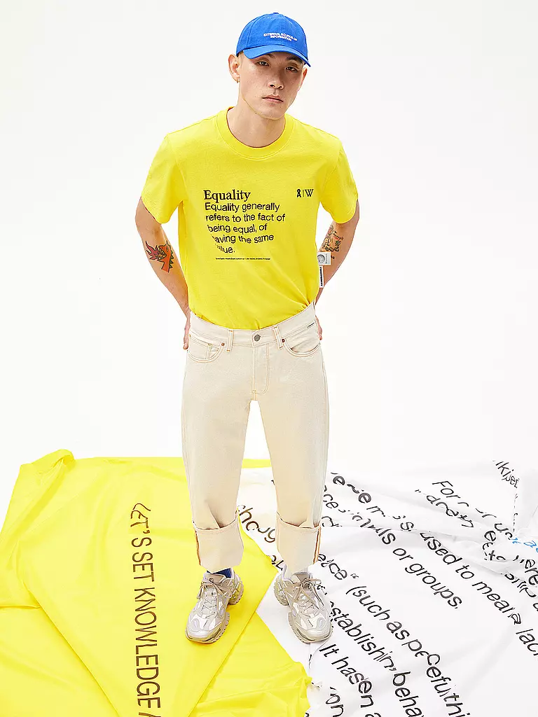ARMEDANGELS | T-Shirt MAARKOS WIKIPEDIA | blau