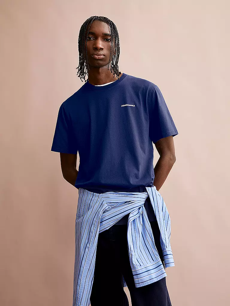 ARMEDANGELS | T-Shirt MAARKOS | dunkelblau