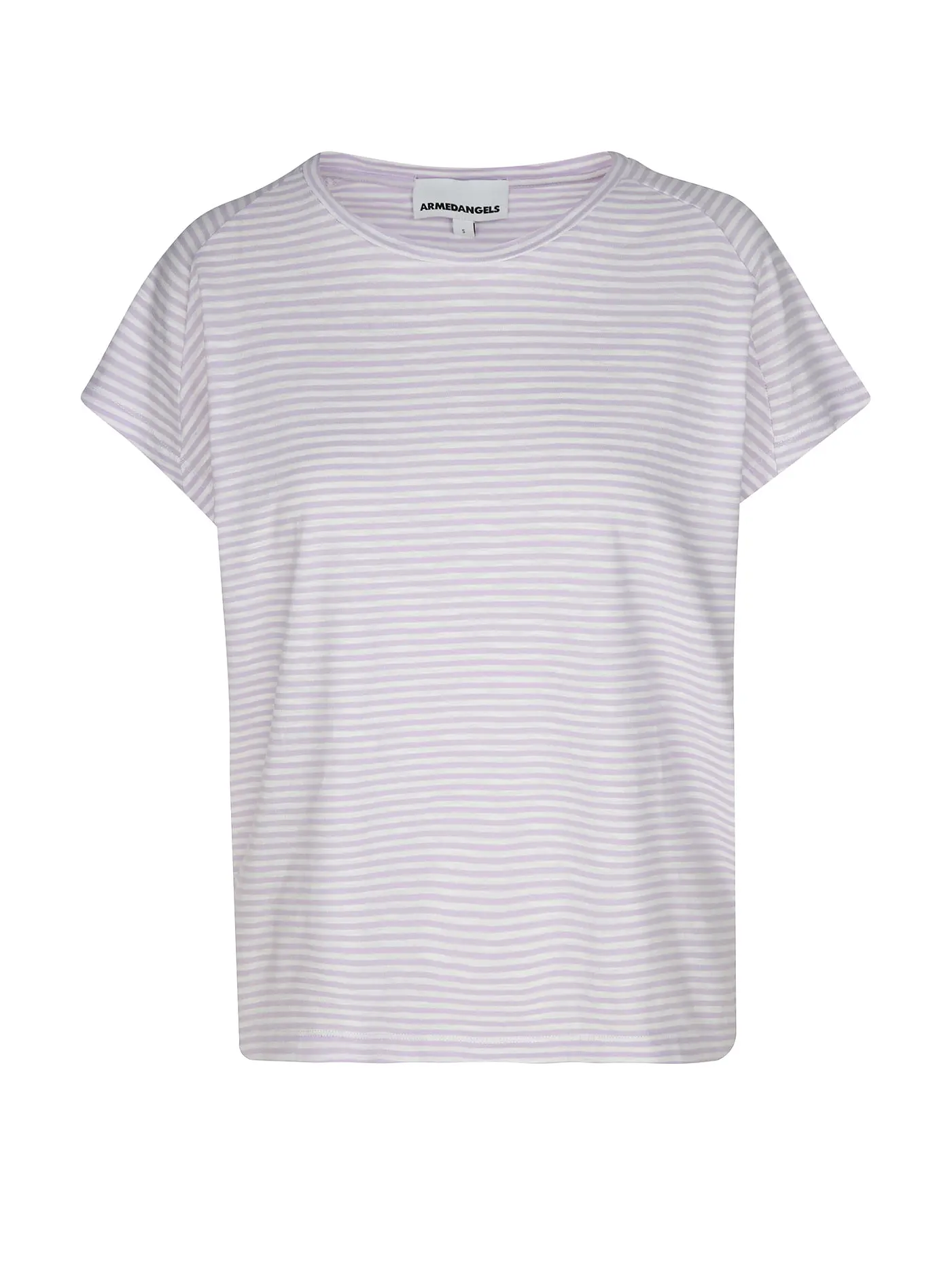 ARMEDANGELS | T-Shirt ONELIAA LOVELY STRIPES | lila