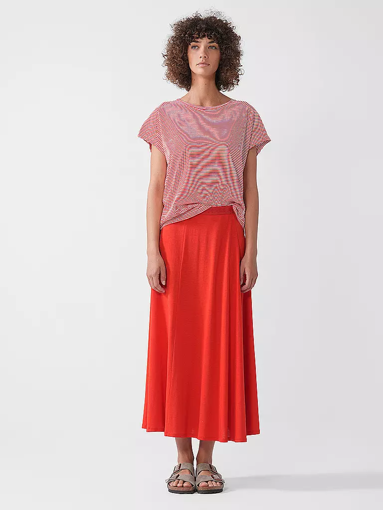 ARMEDANGELS | T-Shirt ONELIAA LOVELY STRIPES | rot