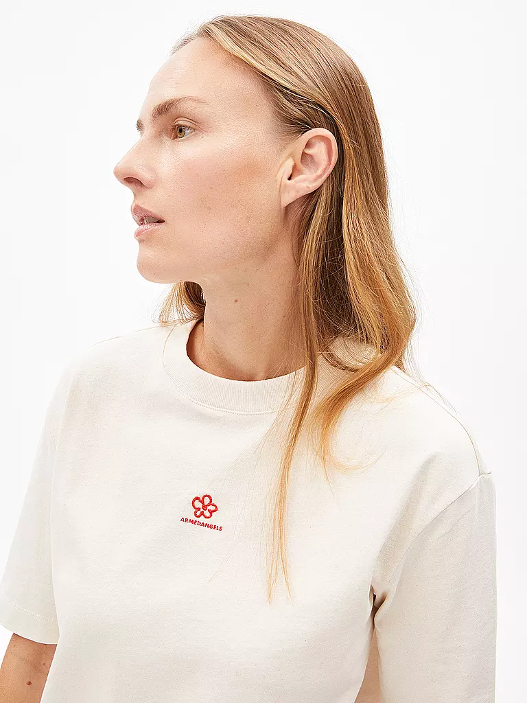 ARMEDANGELS | T-Shirt TARJAA  | creme