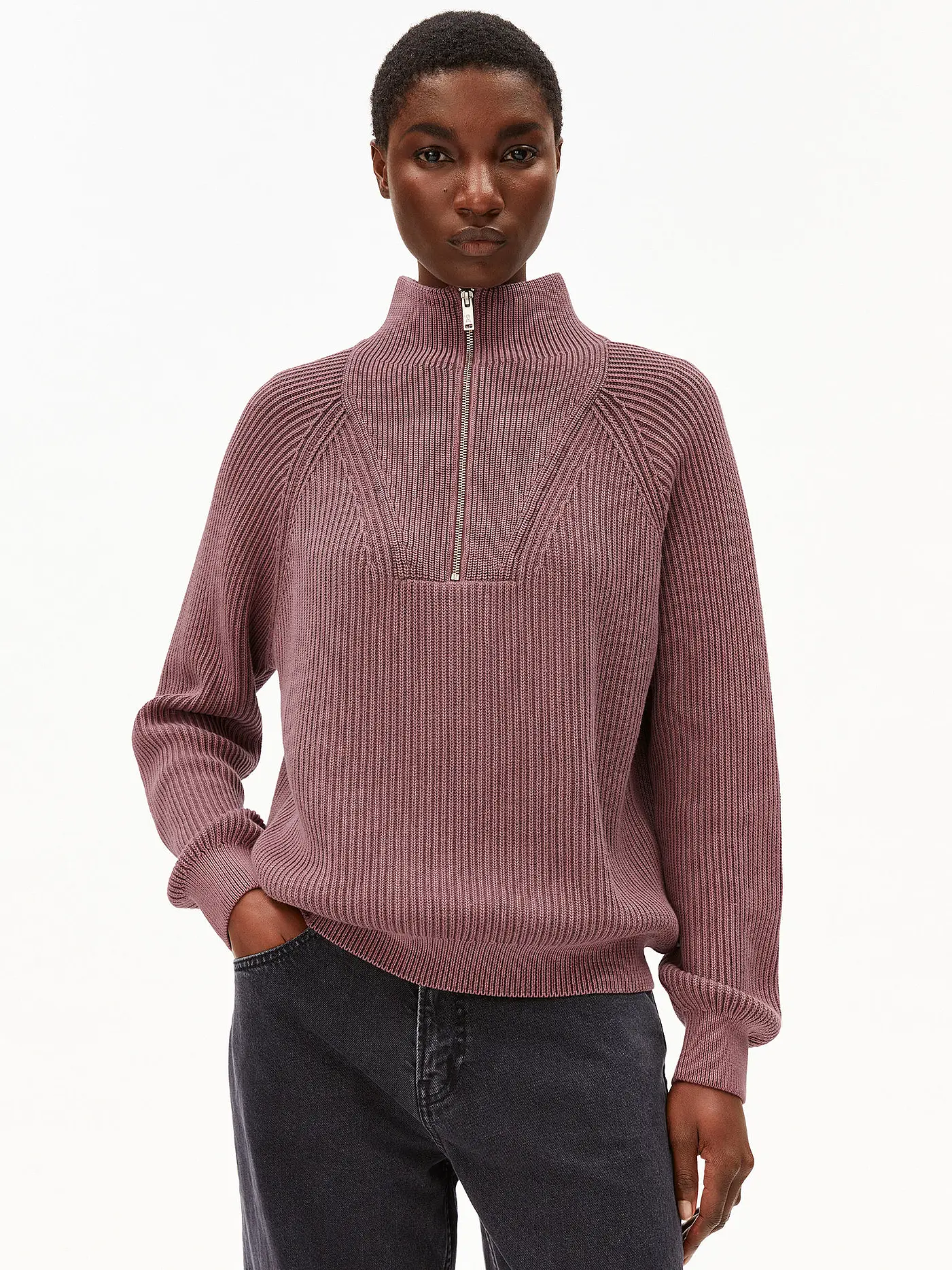 ARMEDANGELS | Troyer Pullover RONYIAAS | rosa