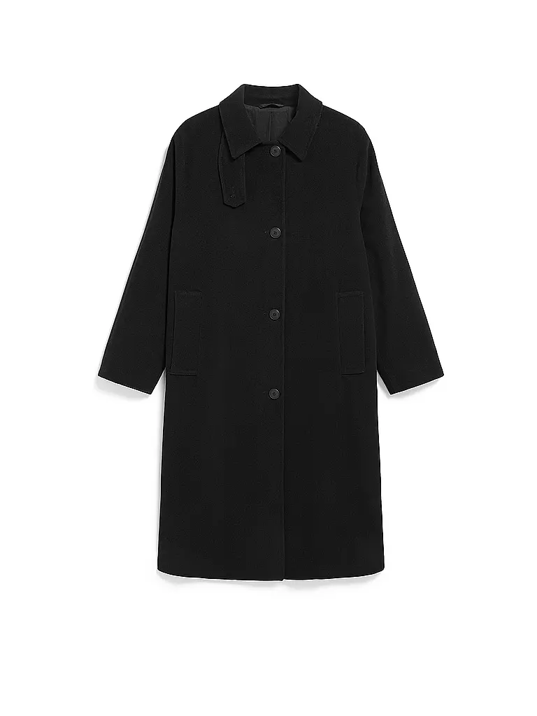 ARMEDANGELS | Wollmantel VAANOISE  | schwarz