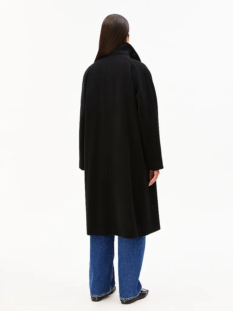ARMEDANGELS | Wollmantel VAANOISE  | schwarz