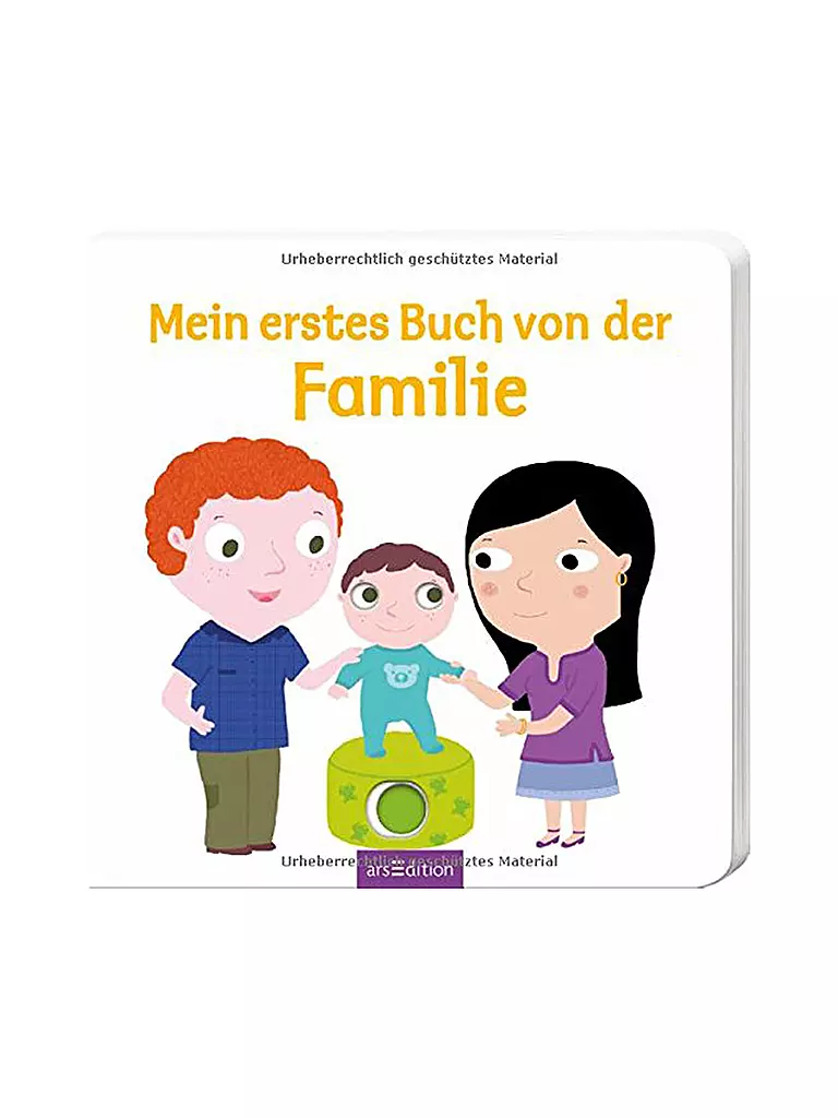 ARS EDITION VERLAG | Mein erstes Buch von der Familie (Pappbilderbuch) | keine Farbe