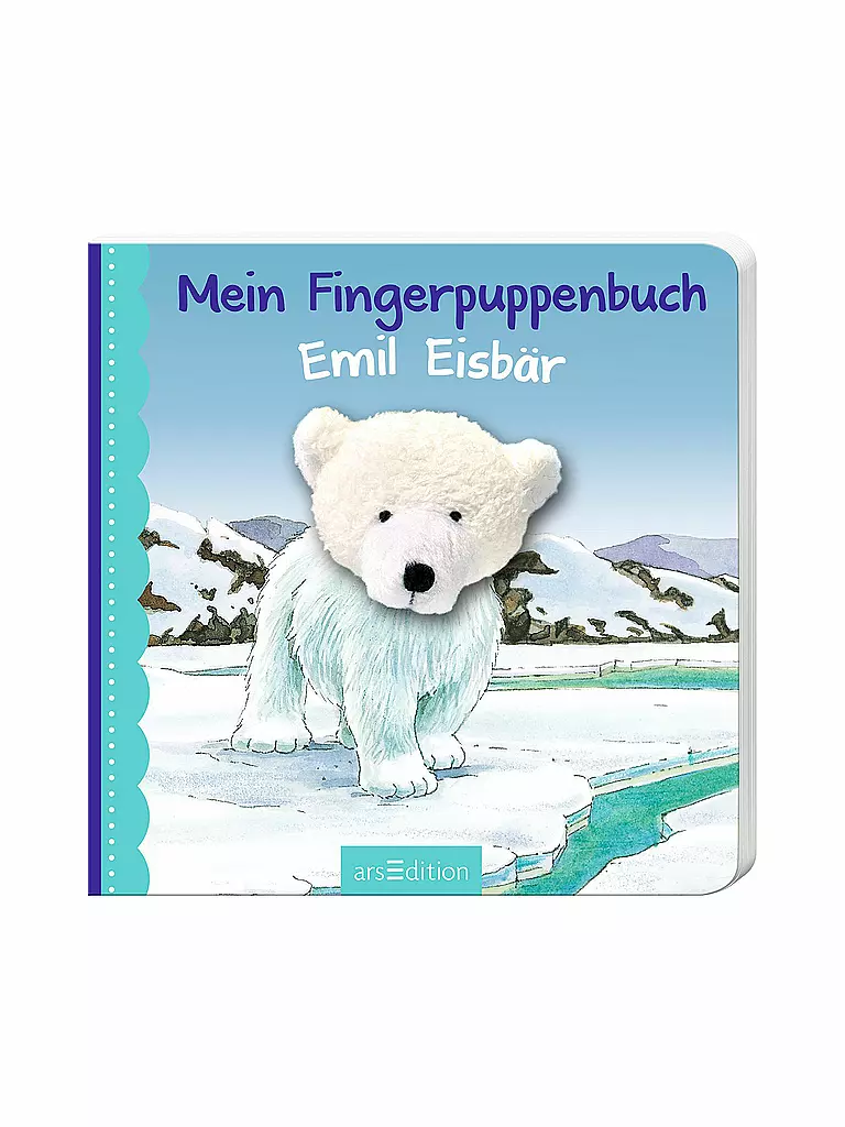 ARS EDITION VERLAG | Mein Fingerpuppenbuch Emil Eisbär (Fingerpuppenbücher)  | transparent