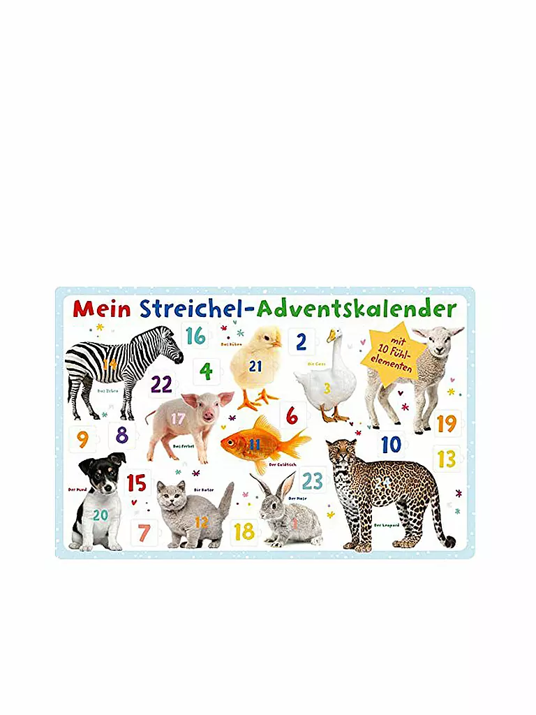 ARS EDITION VERLAG | Mein Streichel-Adventskalender  | transparent