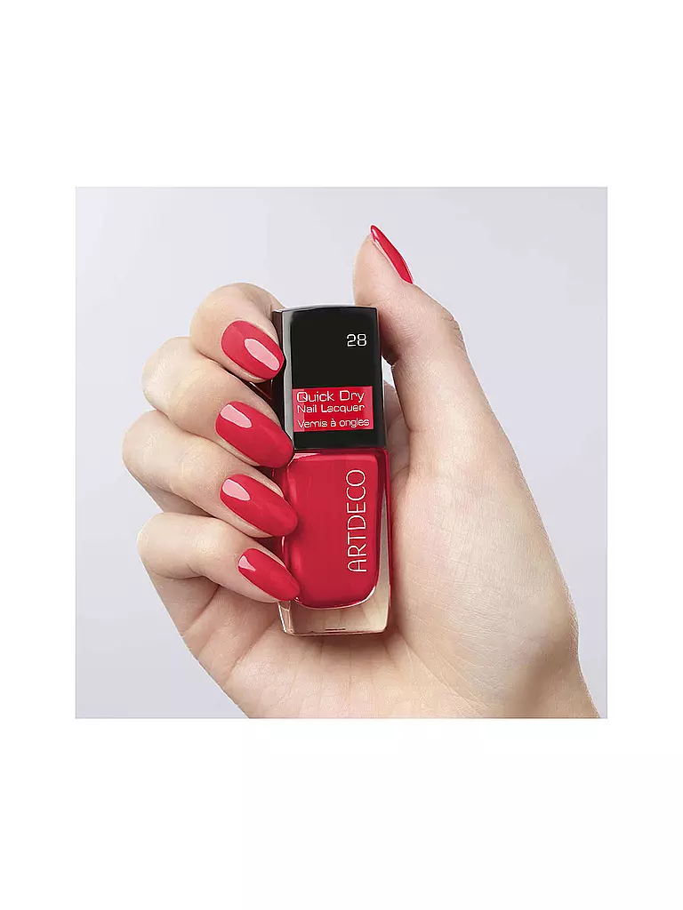 ARTDECO | Nagellack - Quick Dry Nail Lacquer ( 28 cranberry syrup ) | rot