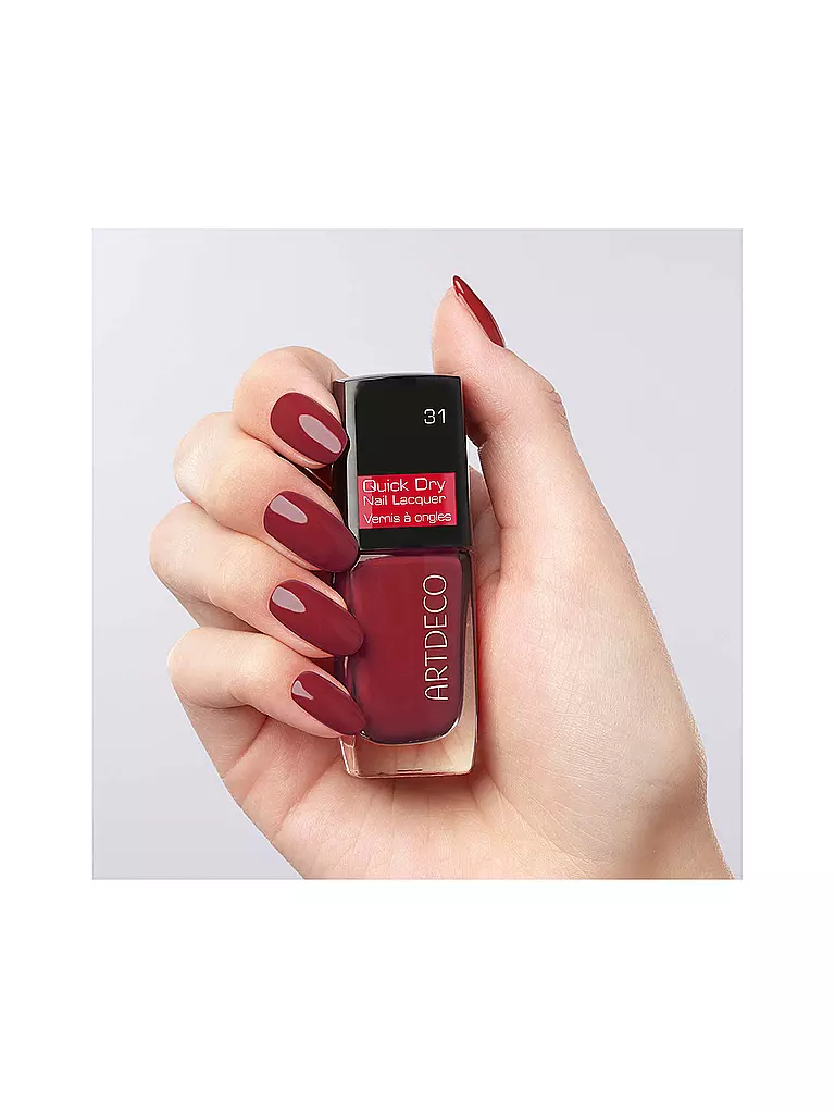 ARTDECO | Nagellack - Quick Dry Nail Lacquer ( 31 confident red ) | dunkelrot