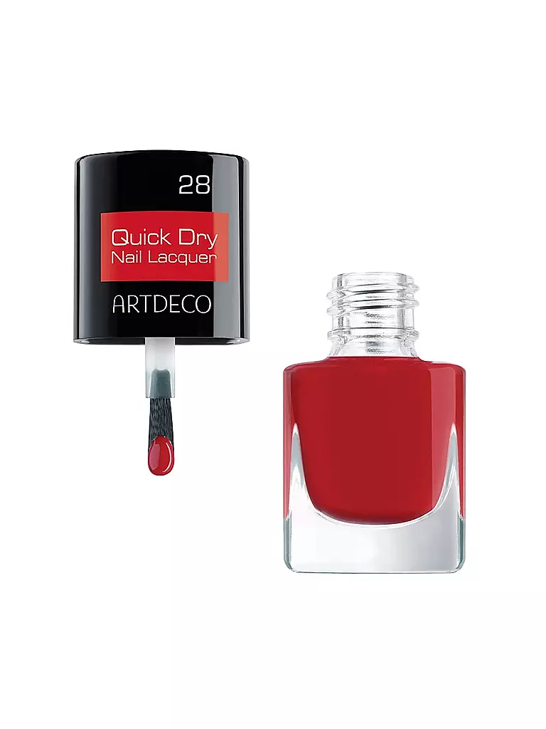 ARTDECO | Quick Dry Nail Lacquer (28 Cranberry Syrup) | dunkelrot