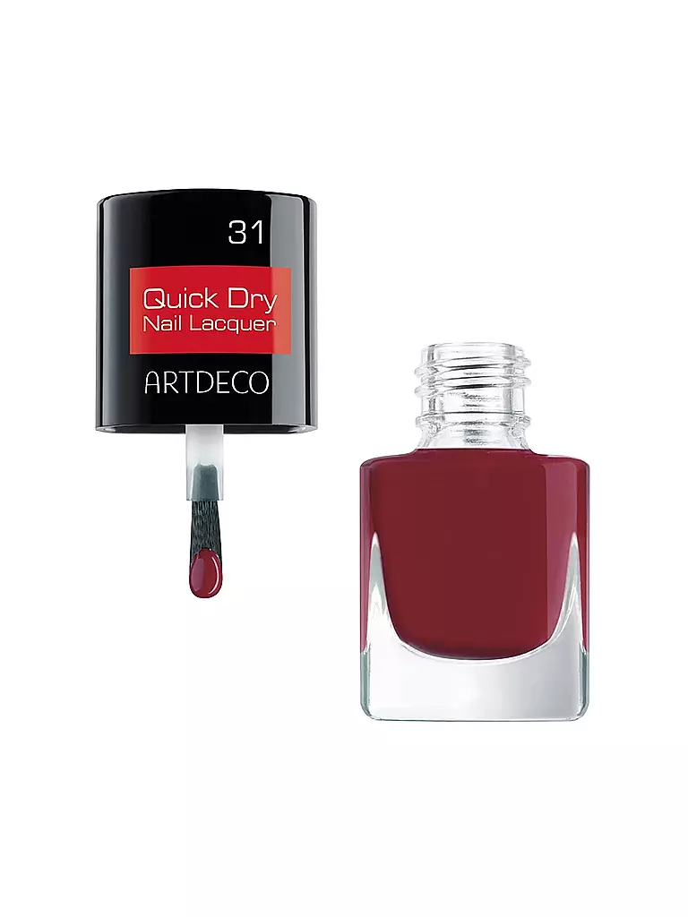 ARTDECO | Quick Dry Nail Lacquer (31 Confident Red) | dunkelrot