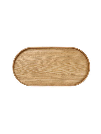 ASA SELECTION | Holztablett oval 44x22,5cm Weidenholz  Braun