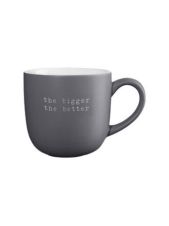 ASA SELECTION | Henkelbecher THE BIGGER THE BETTER 600ml Grau
