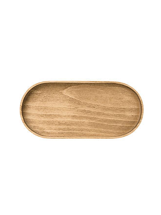 ASA SELECTION | Holztablett Oval BUCHE 37,7x16,5cm Braun