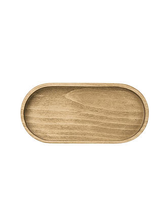 ASA SELECTION | Holztablett Oval BUCHE 23x11cm Braun