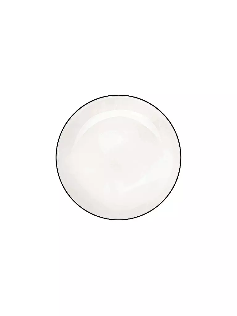 ASA SELECTION | Desserteller "à table ligne noir" 21cm  | weiss