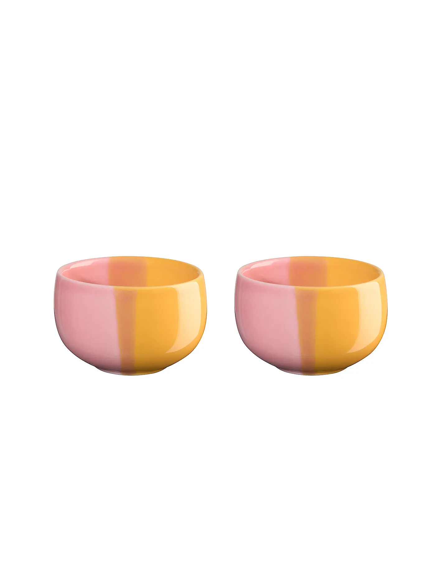 ASA SELECTION | Eierbecher 2er Set JOY 4,7x3cm Passion Fruit Smoothie | gelb