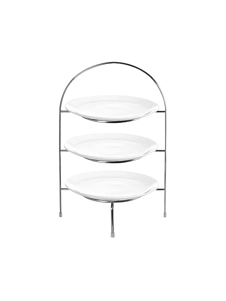 ASA SELECTION | Etagere 3-stufig für Essteller 49cm | silber