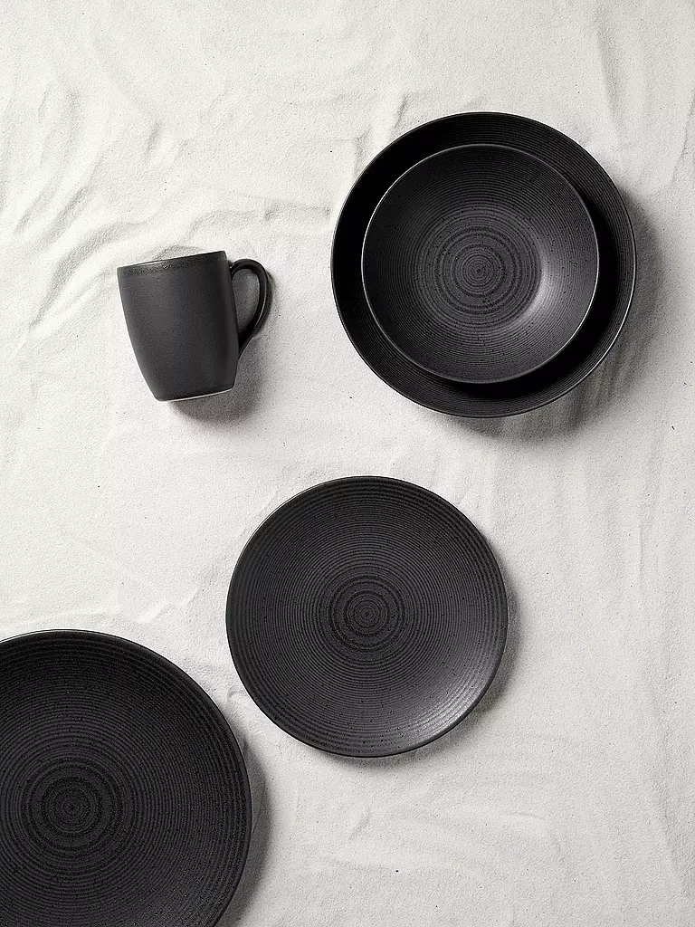 ASA SELECTION | Geschirr Set BELLA VISTA 20 tlg. black | schwarz