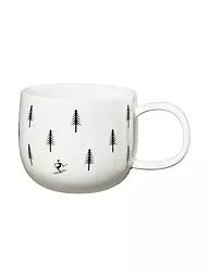 ASA SELECTION | Weihnachts Henkelbecher 0,4l Skiddng Xmas  | Weiss