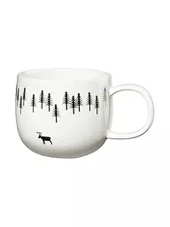 ASA SELECTION | Weihnachts Henkelbecher 0,4l Skiddng Xmas  | Weiss