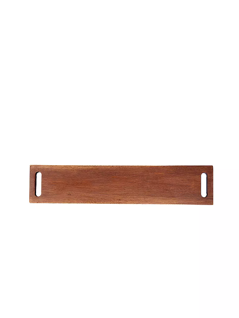 ASA SELECTION | Holzboard mit Füssen "Wood" 60x13cm (Akazie Massiv) | braun